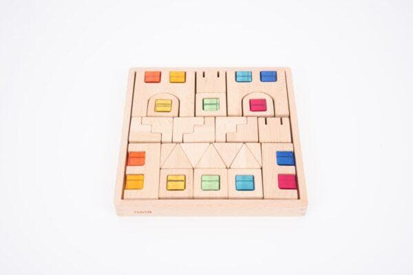 Tickit - Houten Bouwstenen Met Edelstenen