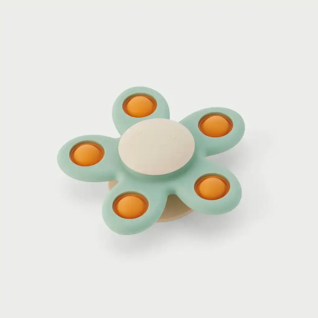 Tickit - Silisoft Bloem Spinner | Neutrale Kleuren