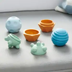 Tickit - Silisoft Sensorische Ballen | Neutraal | 4 Stuks