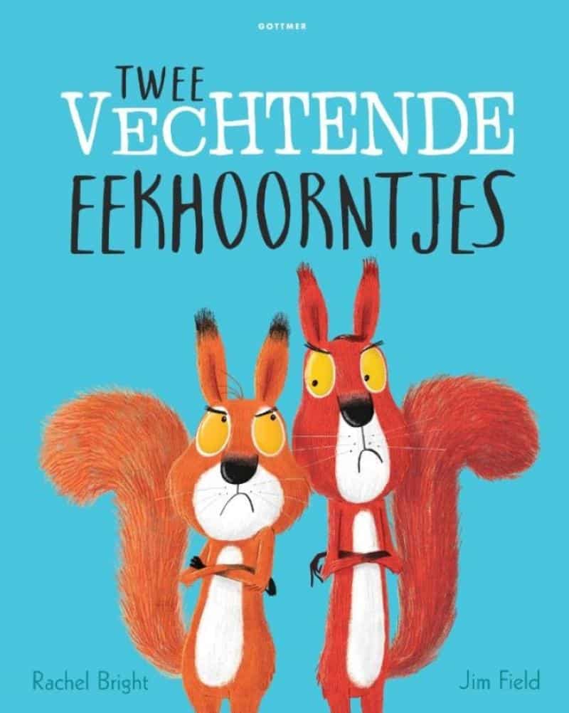 Prentenboek | Twee vechtende eekhoorntjes