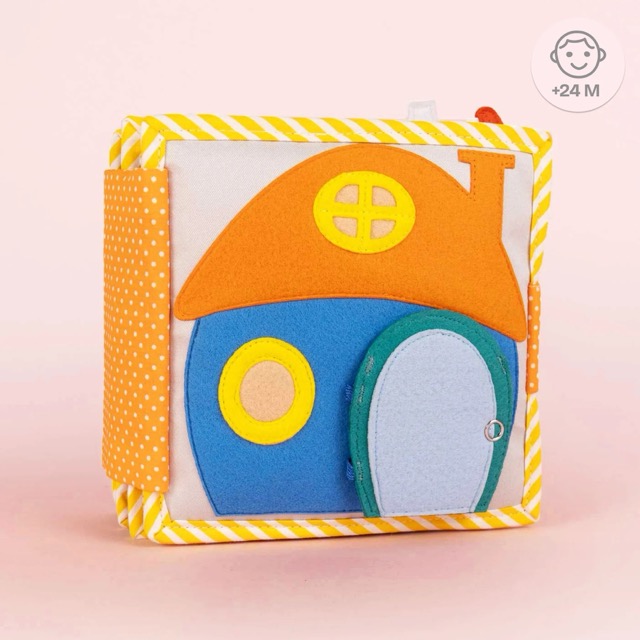 Jolly Designs - Home Sweet Home Mini Quiet Book | 24 Maanden