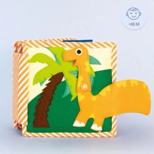 Jolly Designs – Dino Friends Mini Quiet Book | 18+ Maanden