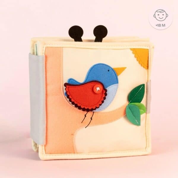 Jolly Designs - Magische Vogel Mini Quiet Book | 18 Maanden