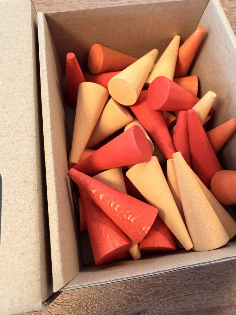 Kleedjesmarkt - Grapat – Mandala Kegels | Oranje | 36 Stuks