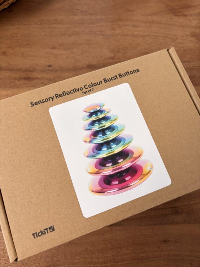 Kleedjesmarkt - Tickit – Sensorische Reflecterende Colorburst Knoppen | 7 Stuks