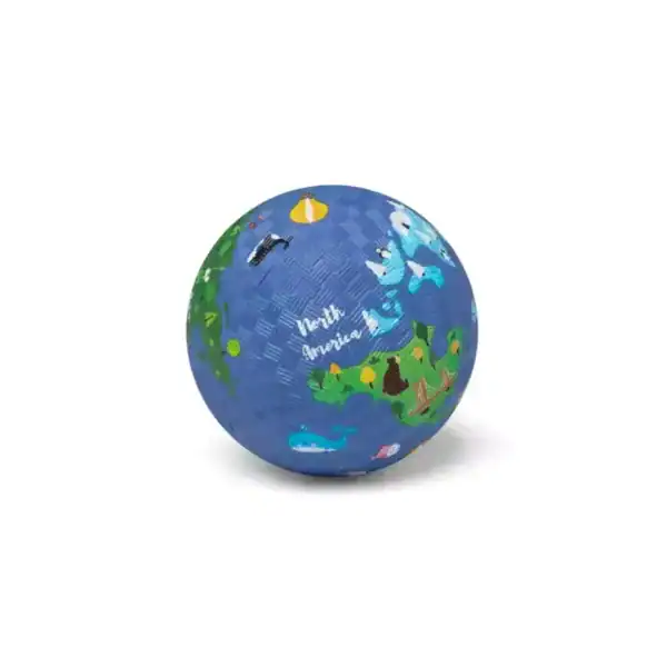 Little L - Speelbal | Wereld | 13 CM