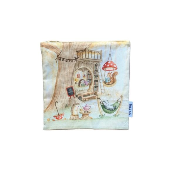 Tess & Tobi - Herbruikbaar Boterhamzakje | Appeloogje Me Time | 22 cm x 22 cm