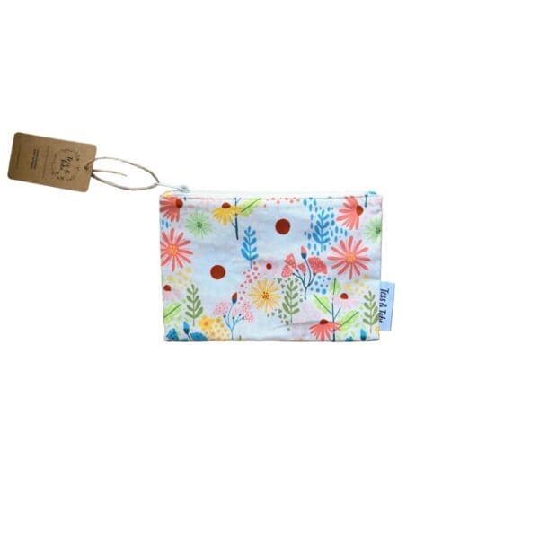 Tess & Tobi - Herbruikbaar Snackzakje | Bloemen Mix | 12 cm x 18 cm