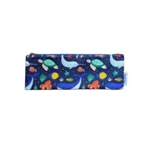 Tess & Tobi - Herbruikbaar Opbergzakje | Oceaan | 10 cm x 30 cm