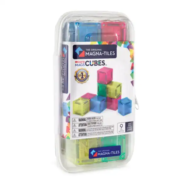 MAGNA-TILES - MicroMAGS Cubes | Travelset 9 stuks