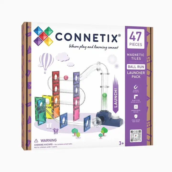 Connetix-magnetische-tegels-launcher-ball-run-pack-47-stuks Connetix-launcher-ball-run-pack-47-stuks