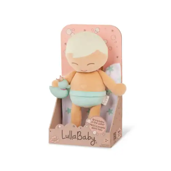 LullaBaby badpop groot jongen met blond haar
