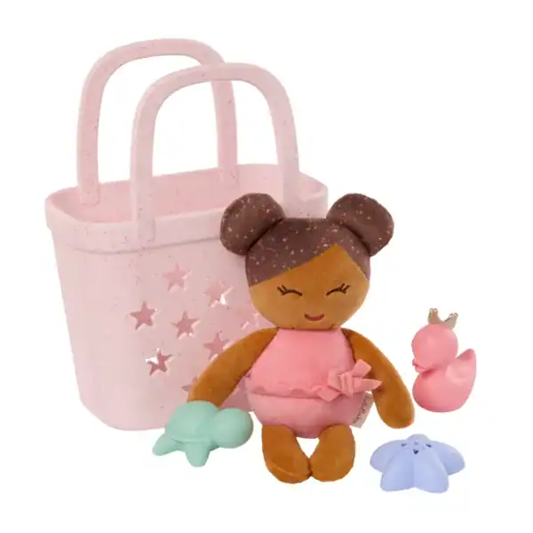 LullaBaby badpop met badspeelgoed en draagtas