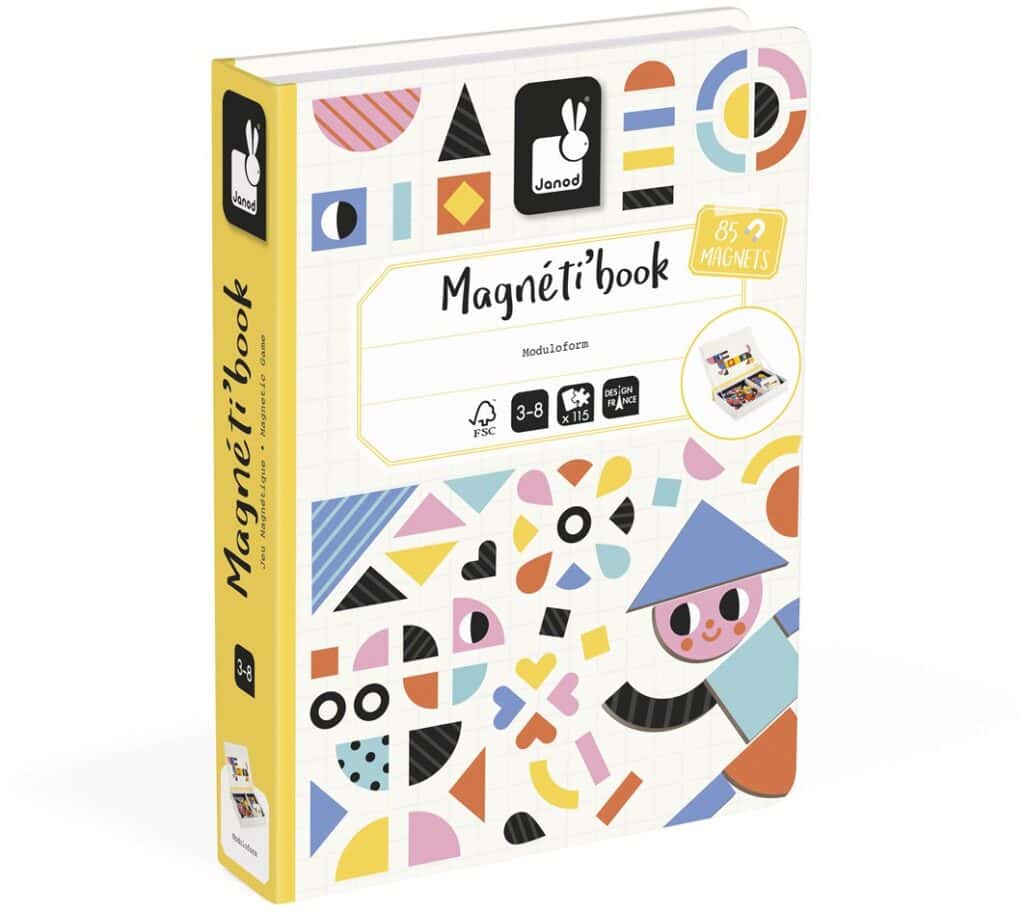Janod Magneetboek Moduloform met 85 magneten
