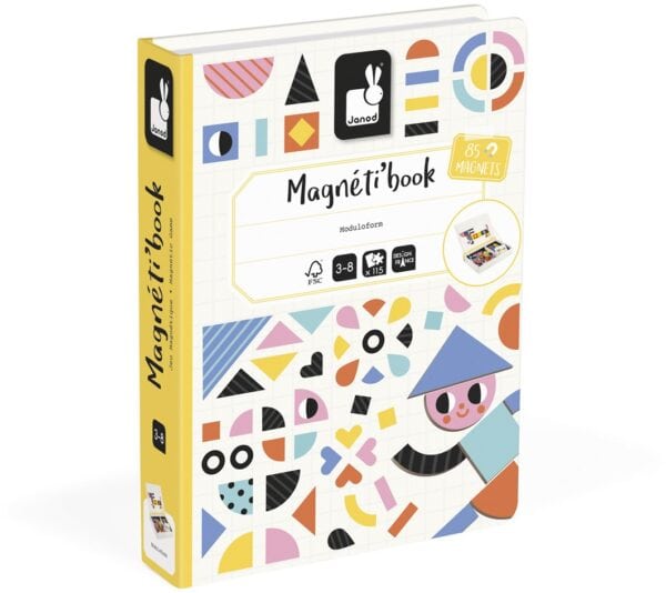 Janod Magneetboek Moduloform met 85 magneten