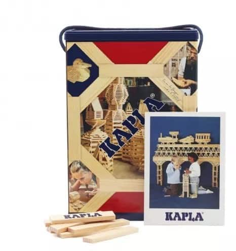 KAPLA 200 Box met plankjes en instructieboekje KAPLA 200 Box met 200 naturel houten plankjes en instructieboekje