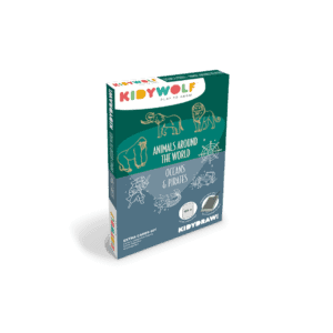 Kidywolf KIDYDRAW Mini refill Dieren wereldwijd en Oceanen en piraten met 60 kaarten