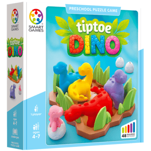 SmartGames TipToe Dino denkspel met dinosaurussen en eieren