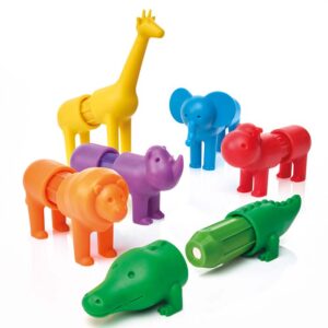 SmartMax My First Safari Animals met zes kleurrijke magnetische safaridieren