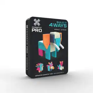 Connetix PRO Build It 4 Ways Animals Pack met 30 magnetische bouwdelen