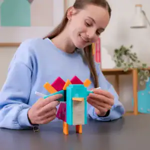 Dier bouwen met Connetix PRO Smart Spin magnetische bouwdelen
