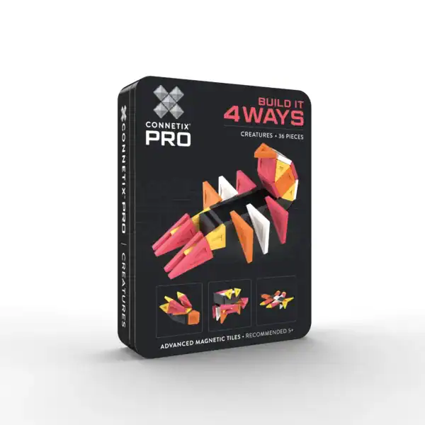 Connetix PRO Build It 4 Ways Creatures Pack met 36 magnetische bouwdelen