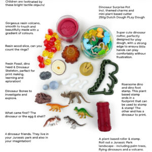 Productinformatie en inhoud van de Invitation to Imagine Dinosaur Busy Bag