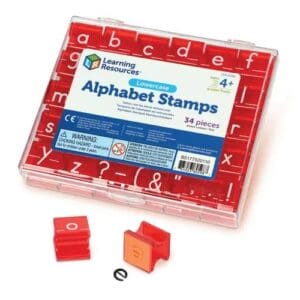 Learning Resources letterstempels met kleine letters en leestekens