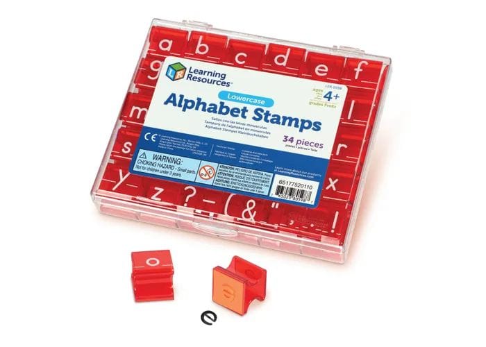 Learning Resources letterstempels kleine letters Learning Resources letterstempels met kleine letters en leestekens