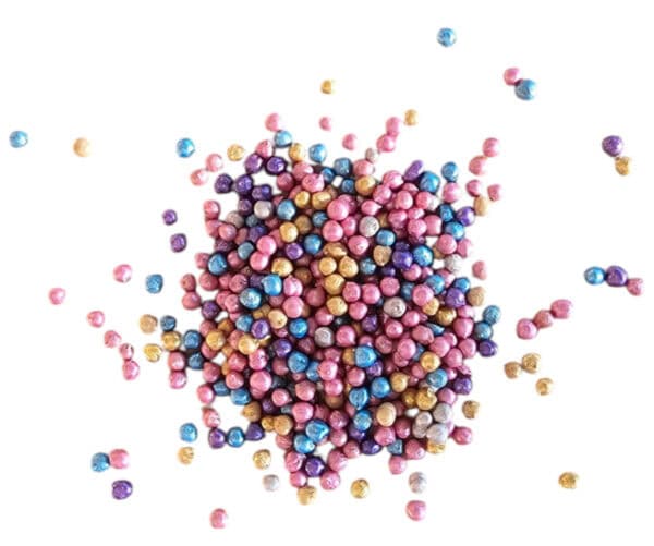 SensoryFun gekleurde kikkererwten Unicorn Mix in een herbruikbare pot van 1000 ml