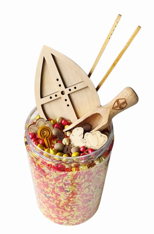 SensoryFun PourAndPlay Sinterklaas sensorische speelset van 1250 ml
