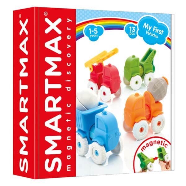 Verpakking van SmartMax My First Vehicles met 13 magnetische onderdelen