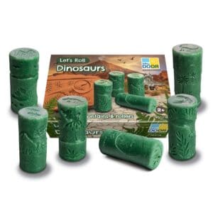 Yellow Door Let’s Roll dinosaurussen kleirollers set van 6