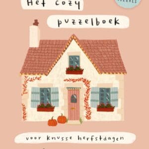 Voorkant van Het cozy puzzelboek voor knusse herfstdagen met huisje en pompoenen