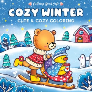 Voorkant van Cozy winter kleurboek