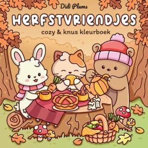 Voorkant van Herfstvriendjes kleurboek
