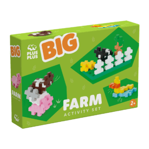 Groene verpakking van Plus-Plus BIG Activity Farm boerderijbouwset
